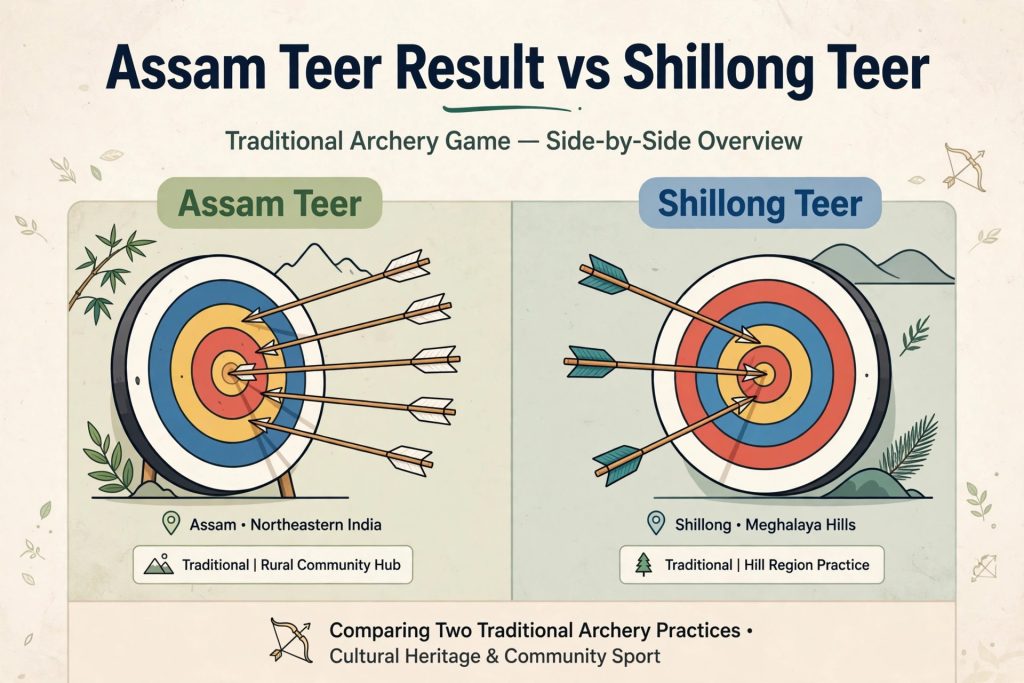 Assam Teer Result vs Shillong Teer - Full Compare