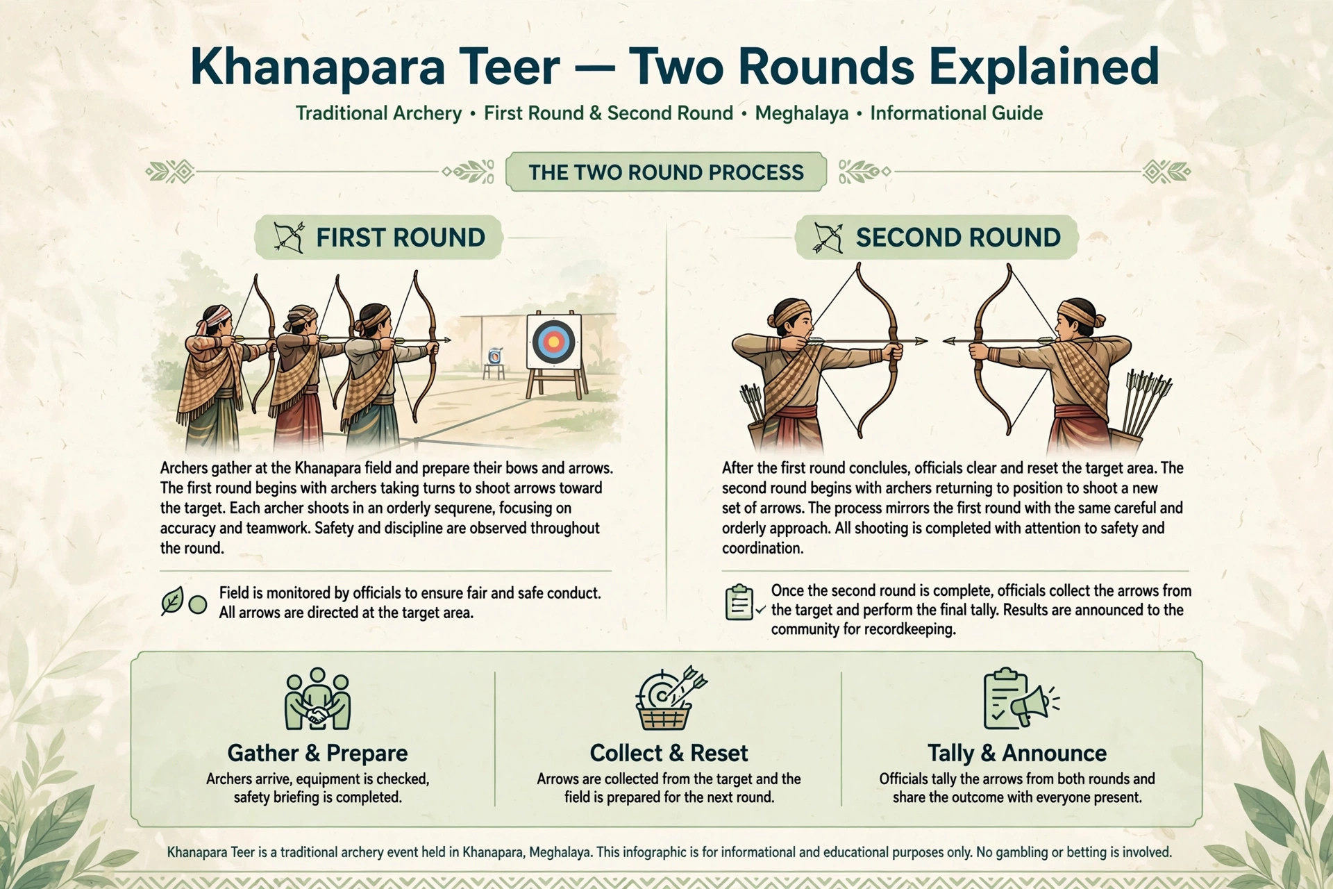 How the first round and second round work in Khanapara teer
